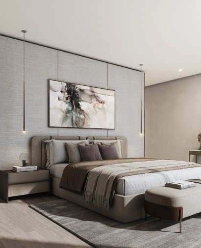 State-of-the-art fitness center at Elwood Dubai luxury community